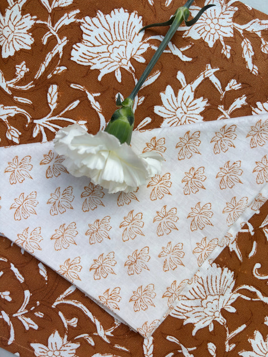 How to Wash and Care for Hand Block-Printed Cotton Table Linens